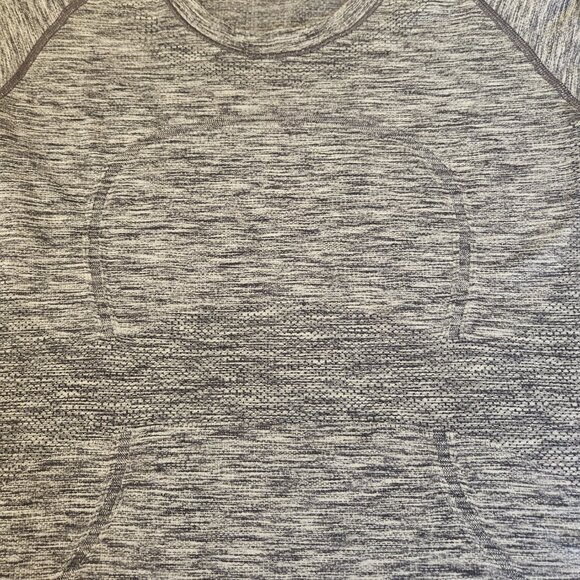 Lululemon Swiftly Tech Run Long Sleeves Shirt Women's SZ 10 Gray Heathered Top - Picture 4 of 10